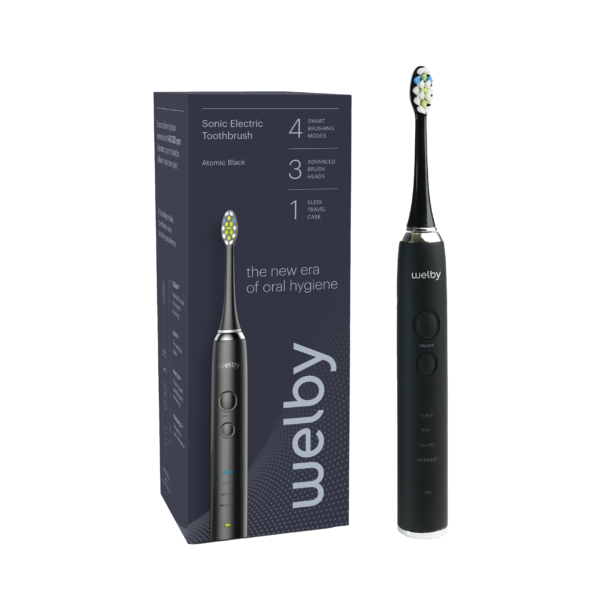 Welby Electric Toothbrush PRO Black W0208 Sikat Gigi Elektrik​