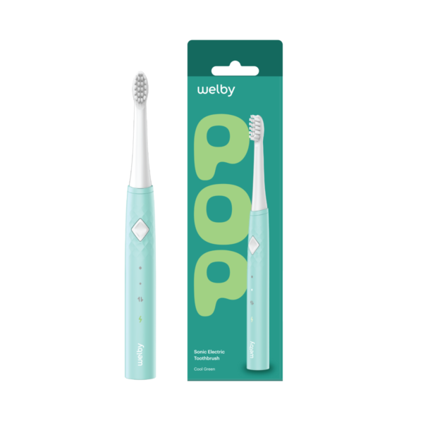 Welby Electric Toothbrush POP Green W0209 Sikat Gigi Elektrik​